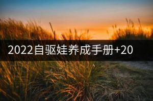 2022自驱娃养成手册+2022牛娃启蒙手册（pdf电子版）