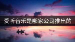 爱听音乐是哪家公司推出的？-千羽教务资料网