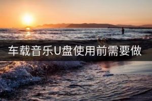 车载音乐U盘使用前需要做哪些准备？有没有使用技巧？-千羽教务资料网