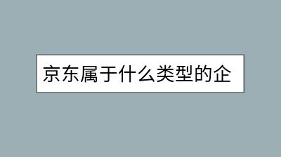 京东属于什么类型的企业？其商业模式有何独特之处？-千羽学社