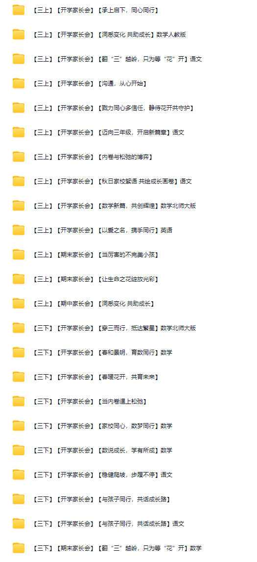图片[6]-小学1-6年级家长会课件包-千羽教务资料网