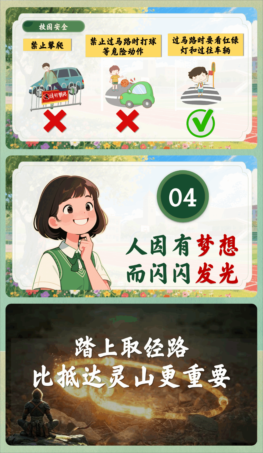 图片[10]-【通用】暑假开学收心第一课《新学期做闪光的自己》-千羽教务资料网